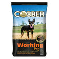 Cobber Working Dog food package with a dog on a grassy field