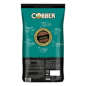 Cobber dog food packaging on a white background