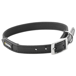 10308 - Animal Accessories - Kerbl Dog Collar with Chrome Fittings - Anti - Slip Rubber - 20mm x 33 - 39cm - Austral Ag