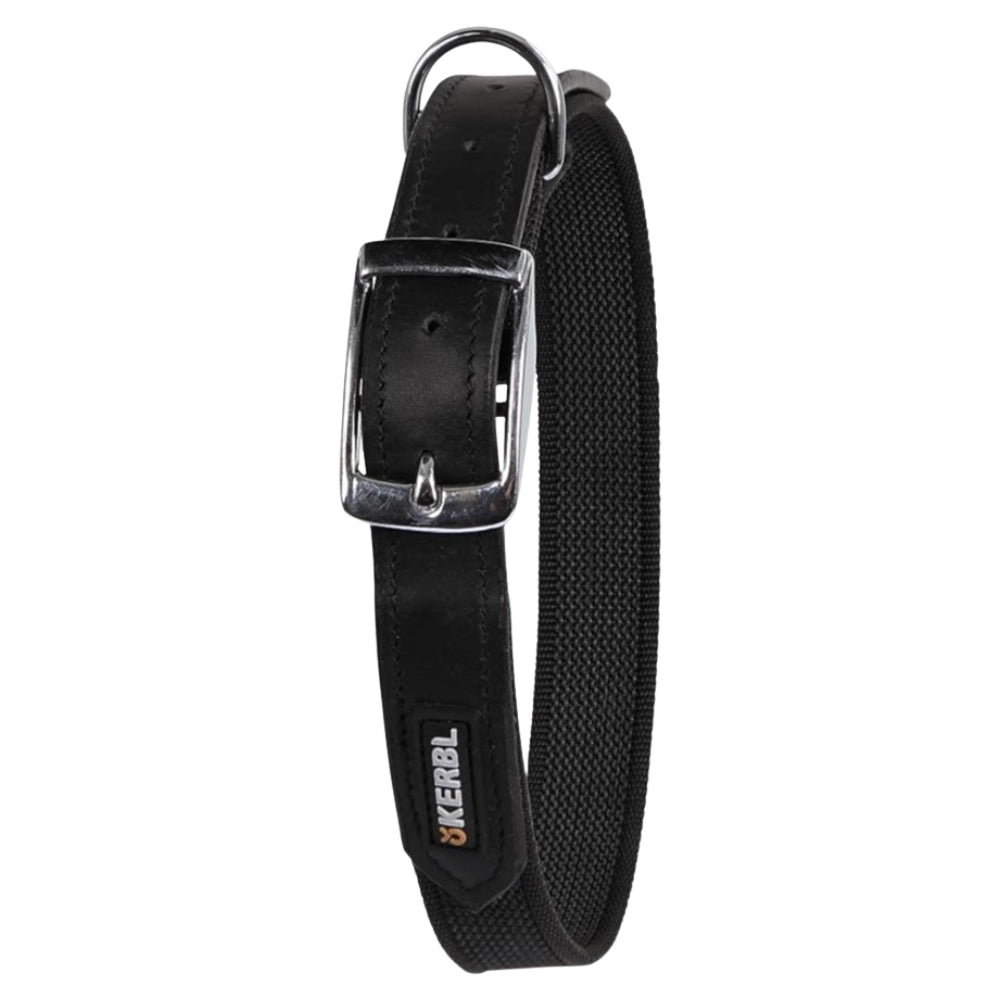 10308 - Animal Accessories - Kerbl Dog Collar with Chrome Fittings - Anti - Slip Rubber - 20mm x 33 - 39cm - Austral Ag