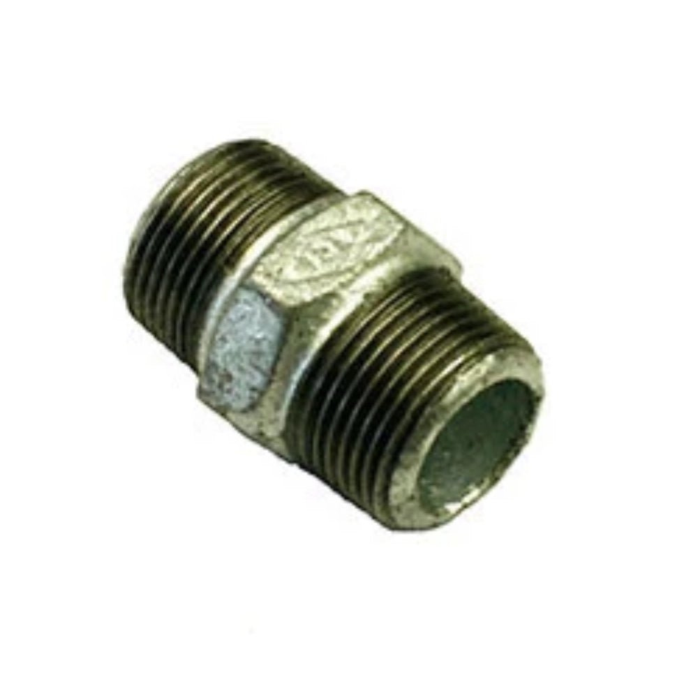 12025- Fittings-Galvanised Nipple-3/4" - Austral Ag