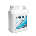White container of Blade X Blade Wash on a white background