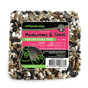 Treat Block Mealworms & Seeds Supplementation Bainbridge