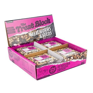 14506 - Supplementation - Chicken Treat - Flock Blocks with Dried Mealworms - Mealworms & Seeds - Austral Ag