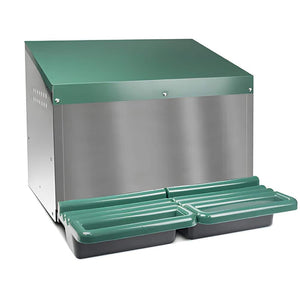 Nesting Box Metal & Plastic - Outside - Double Hole Animal Accessories Bainbridge Pty Ltd