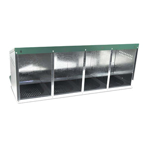 Nesting Box Metal & Plastic - Outside - Four Hole Animal Accessories Bainbridge Pty Ltd