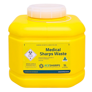 Sharps Disposal Containers Animal Health Bainbridge Pty Ltd 5L