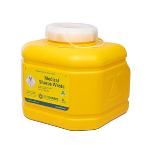 14995 - Animal Health - Sharps Disposal Containers - 5L - Austral Ag