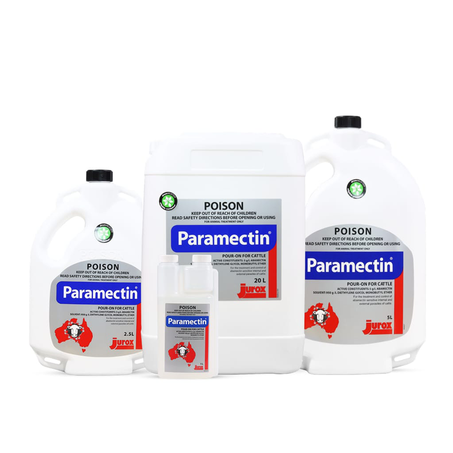 Paramectin Pour On Bottle Zoetis Australia Pty Limited 1L