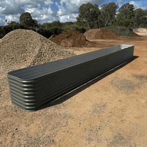 15677 - Tanks - Slimline Steel Garden Bed - Raised Rectangle Planter Box - 600mm - 1200mm - Austral Ag