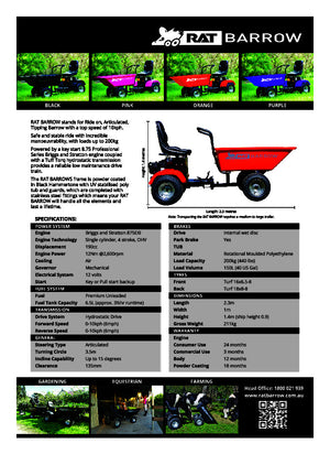 RAT Barrow AgBoss Product from Austral Ag