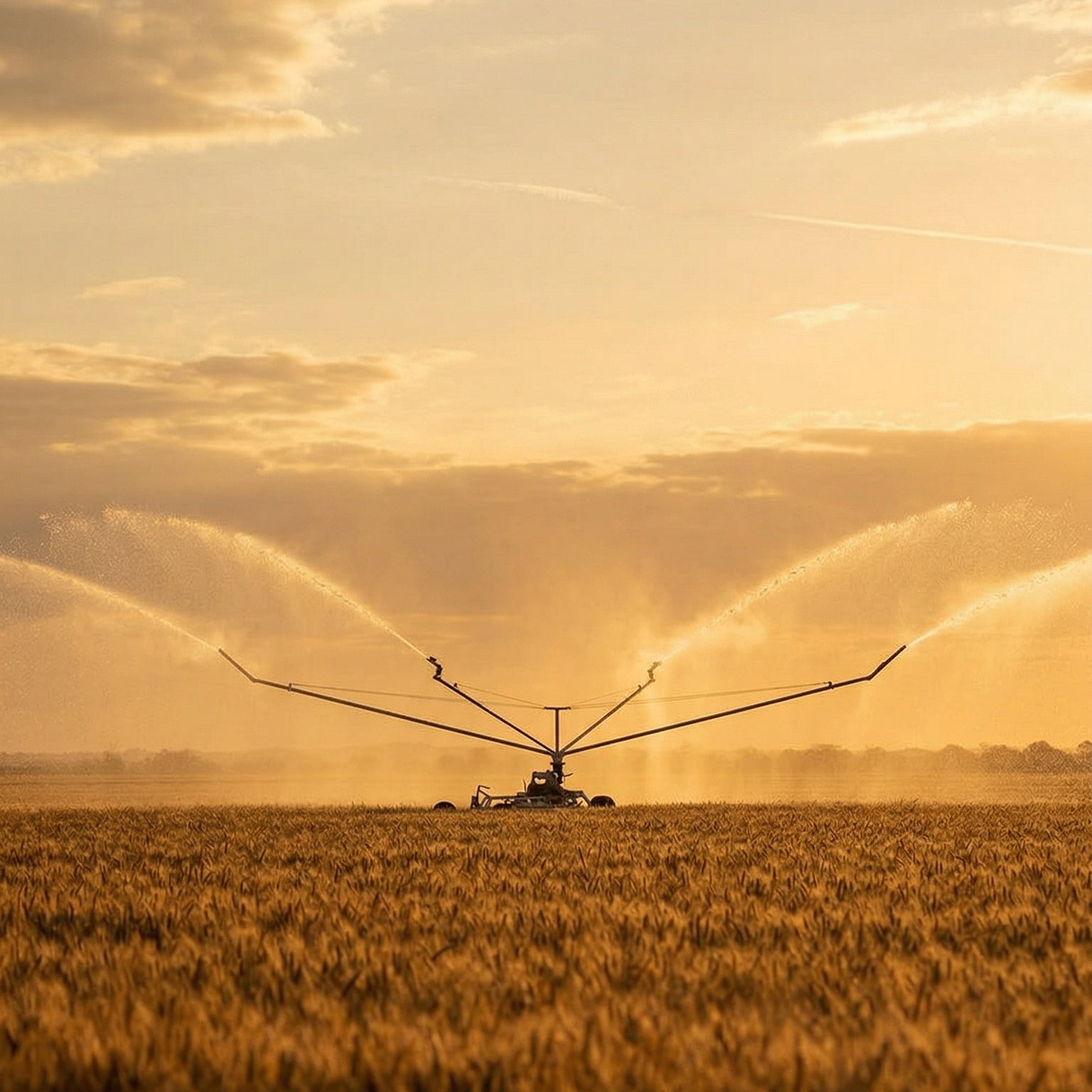 16034 - Hardware - Vaughan Quad Irrigator - 14m Boom, 400m x 5mm Cable - Austral Ag