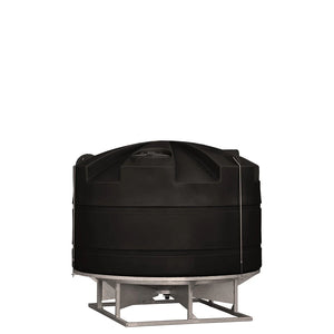 7,000L Cone Tank on Stand Black RapidPlas Product from Austral Ag