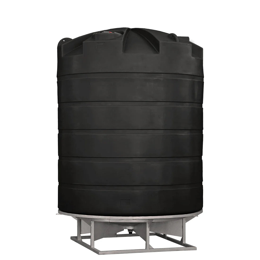 13,600L Cone Tank on Stand Black RapidPlas Product from Austral Ag