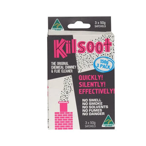 Kilsoot Chimney Cleaner g Sachet Box AgBoss Product from Austral Ag