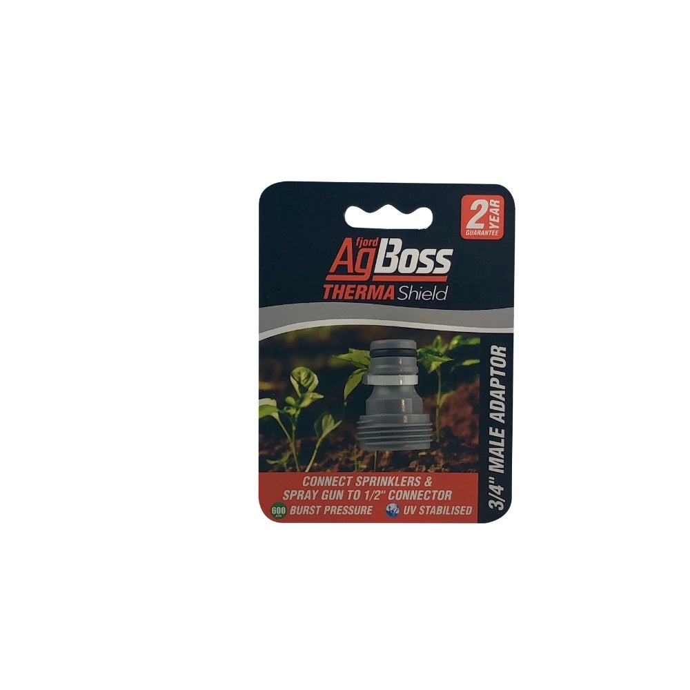 Sprinkler & Spray Gun Connector - Male Adaptor - 3/4"