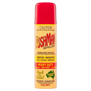 Bushman Heavy Duty Aerosol 40% Deet AgBoss Product from Austral Ag