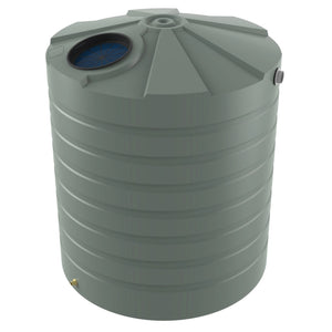 Gray water storage tank on a white background