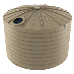 Beige water tank on a white background