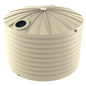 Beige water tank on a white background