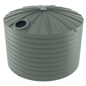 Light green water tank on a white background