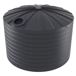 Grey blue water tank on a white background