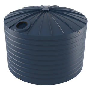 Blue water tank on a white background