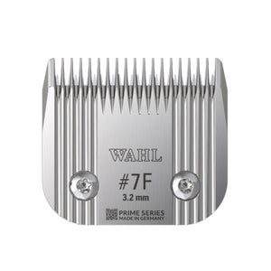 Wahl fine hair clipper blade with model number 7F on a white background