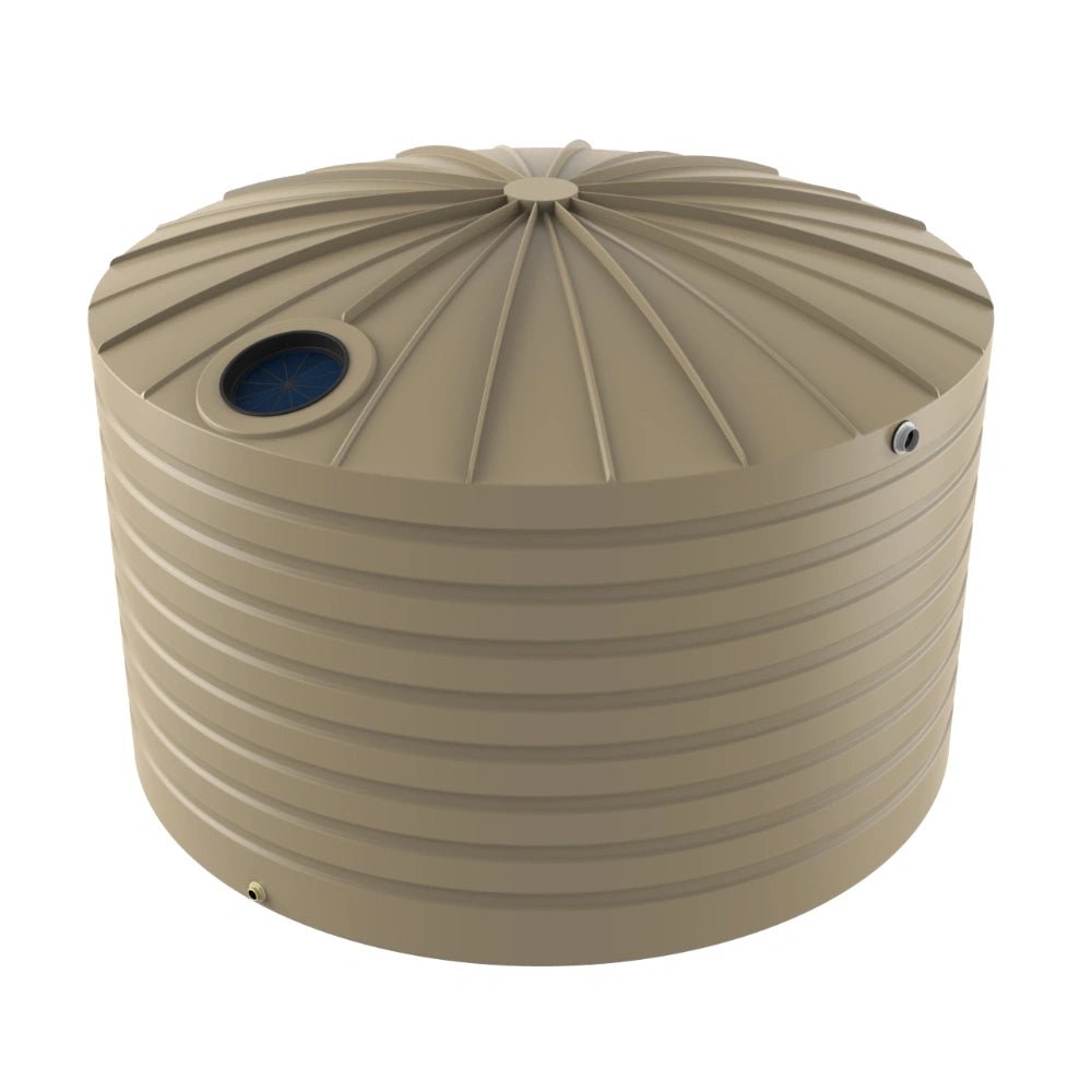 18879- Tanks-Bushmans 22500L Round Water Tank-Beige - Austral Ag