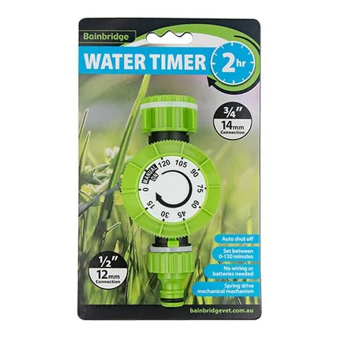 18978 - Hardware - 2 Hour Mechanical Water Timer with Auto Shut Off - Austral Ag