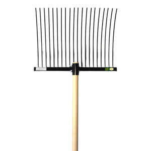 19025- Hardware-Millenia Stable Fork - Classic Rake-Black - Austral Ag
