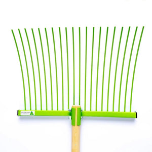 19027- Hardware-Millenia Stable Fork - Classic Rake-Green - Austral Ag
