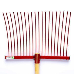 19030- Hardware-Millenia Stable Fork - Classic Rake-Red - Austral Ag