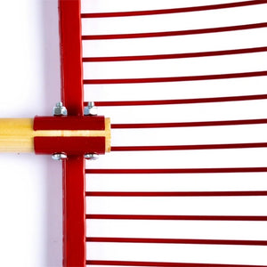 19030- Hardware-Millenia Stable Fork - Classic Rake-Red - Austral Ag
