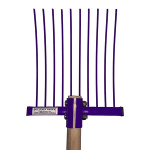 19047- Hardware-Millenia Stable Fork - Mini Rake-Purple - Austral Ag