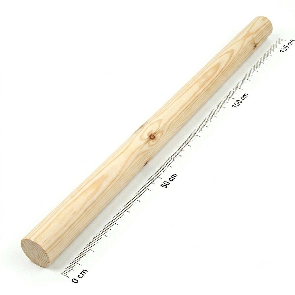 19067- Hardware-Millenia Wooden Handle with Nuts & Bolts-Pine - Austral Ag