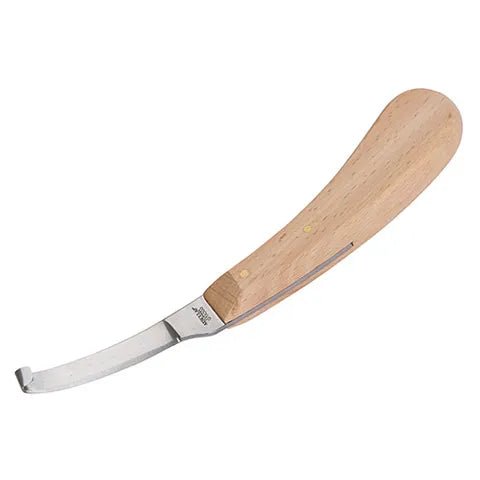 19134- Animal Health-Aesculap Hoof and Claw Knife - Single Edge - Narrow - 20cm-Right - Austral Ag