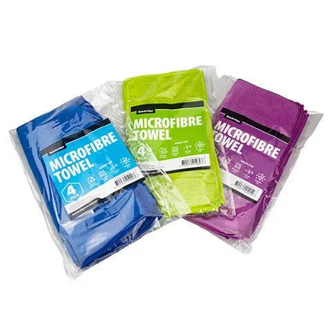 19154- Hardware-Microfibre Towel - 4 Pack-Blue - Austral Ag