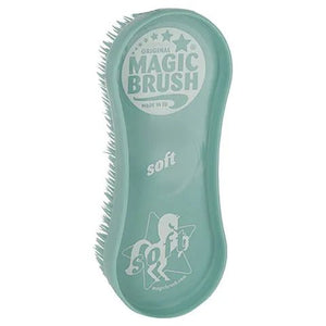 19173- Animal Accessories-MagicBrush Equine - Horse Grooming Brush-Soft White Lily - Austral Ag