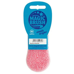 19173- Animal Accessories-MagicBrush Equine - Horse Grooming Brush-Soft White Lily - Austral Ag