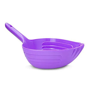 19215- Animal Accessories-Feed Scoop with Teeth-Purple - Austral Ag