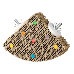 19289- Animal Accessories-Bird Toy - Destructive - Corner Cardboard Treat N Seek - Austral Ag