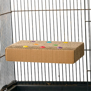 19290- Animal Accessories-Bird Toy - Destructive - Cardboard Treat N Seek - Austral Ag