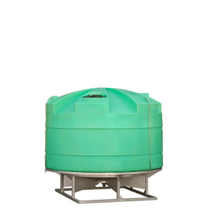 16414 - Tanks - 7,000L Cone Tank on Stand - Black - Austral Ag