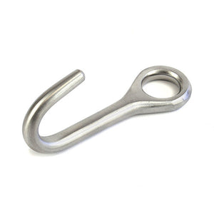 Stainless Steel Eye Hook Blunt Animal Health Bainbridge Pty Ltd 6.5cm