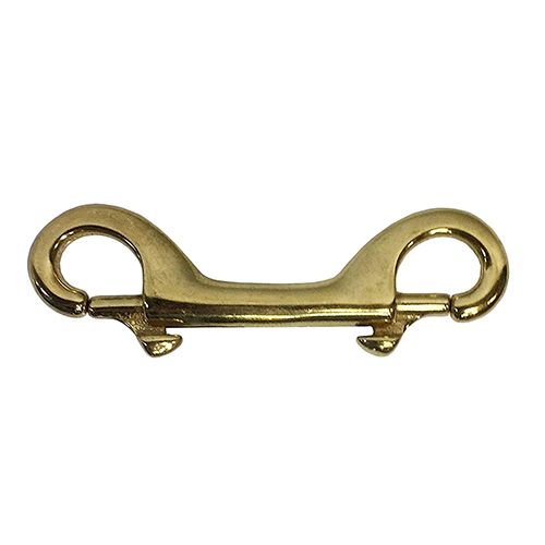 Double Ended Snaphook Brass 15mm