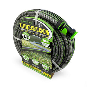 Flexi Garden Hose with Fittings Horticulture Bainbridge Pty Ltd 12mm x 20m