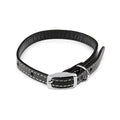 Leather Collar Traditional Animal Accessories Black Bainbridge Pty Ltd 40cm Black