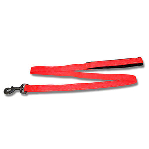Dog Lead Webbing Reflective Strips Animal Accessories Bainbridge Pty Ltd 120cm x 25mm Red