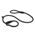 Reflective Rope Dog Lead Slip and Stopper Animal Accessories Bainbridge Pty Ltd 13mm x 120cm Black